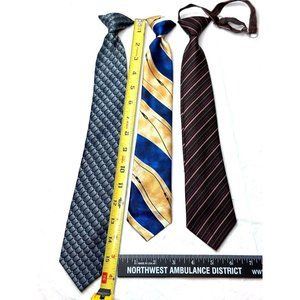 Tie Adjustable Youth Two Clip on One Around the Neck Celebration Career Dress up